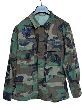 U.S. Air Force Woodland Camouflage Jacket Size Medium